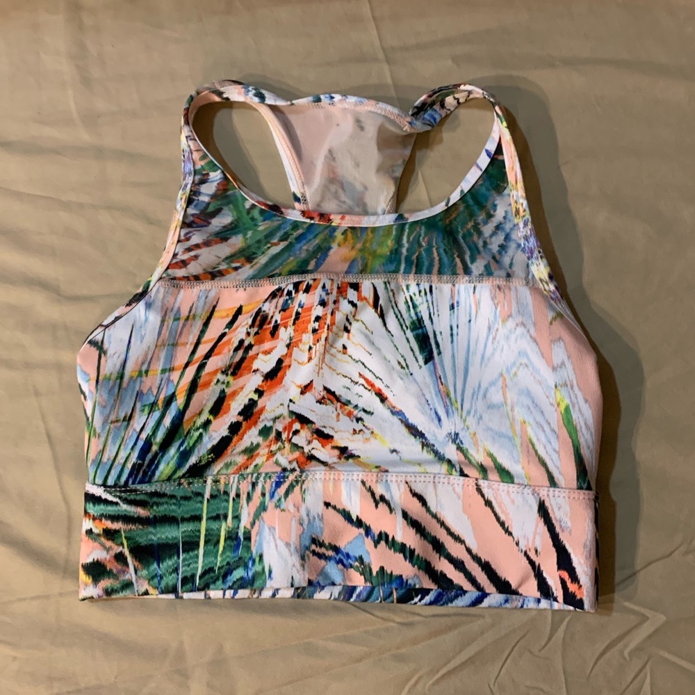 Fabletics Tropical Print Sports Bra